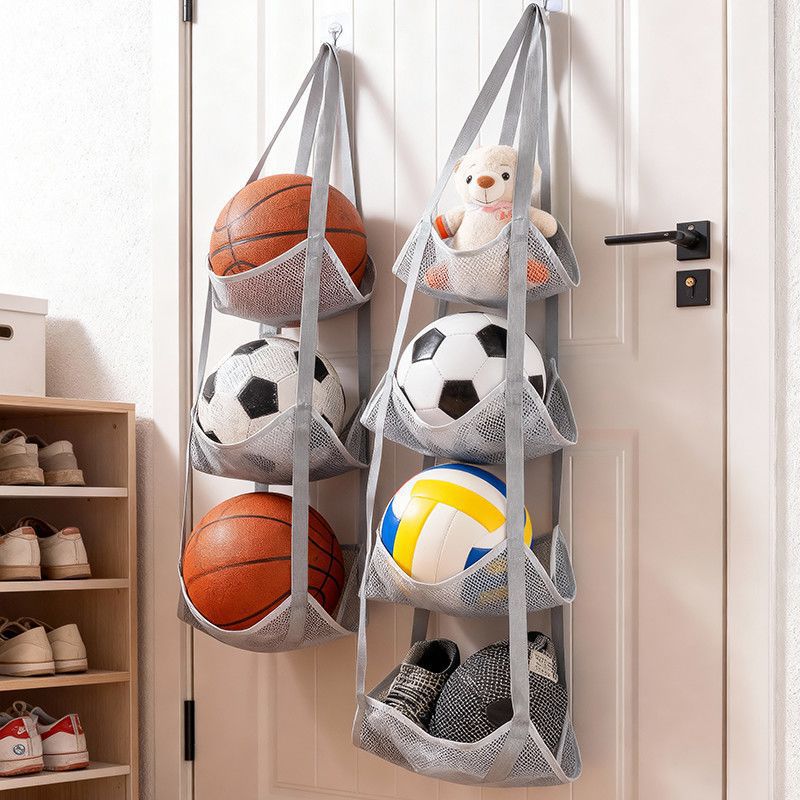 Sports Equipment Garage Storage - Wisząca torba do przechowywania piłek, organizer