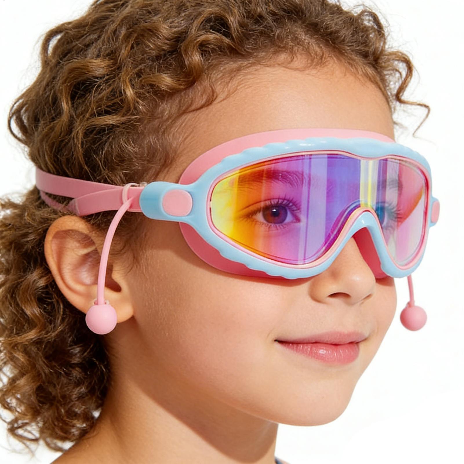 Swimming Goggles Anti Fog - Okulary pływackie dla dzieci, przeciwmgielne, z