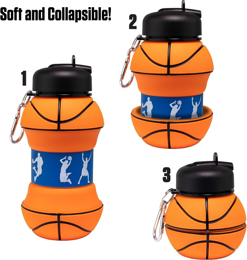 Sports Equipment 4 Year Old - Składana butelka na wodę Kubki kempingowe