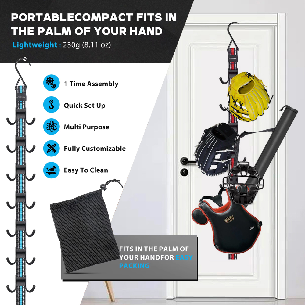 Wieszak na sprzęt baseballowy, – Sports Equipment Drying Rack recenzja i cena