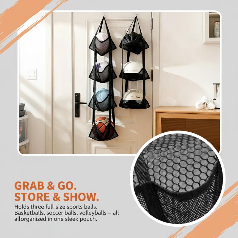 Siatkowa torba do przechowywan – Sports Equipment Garage Storage recenzja i cena