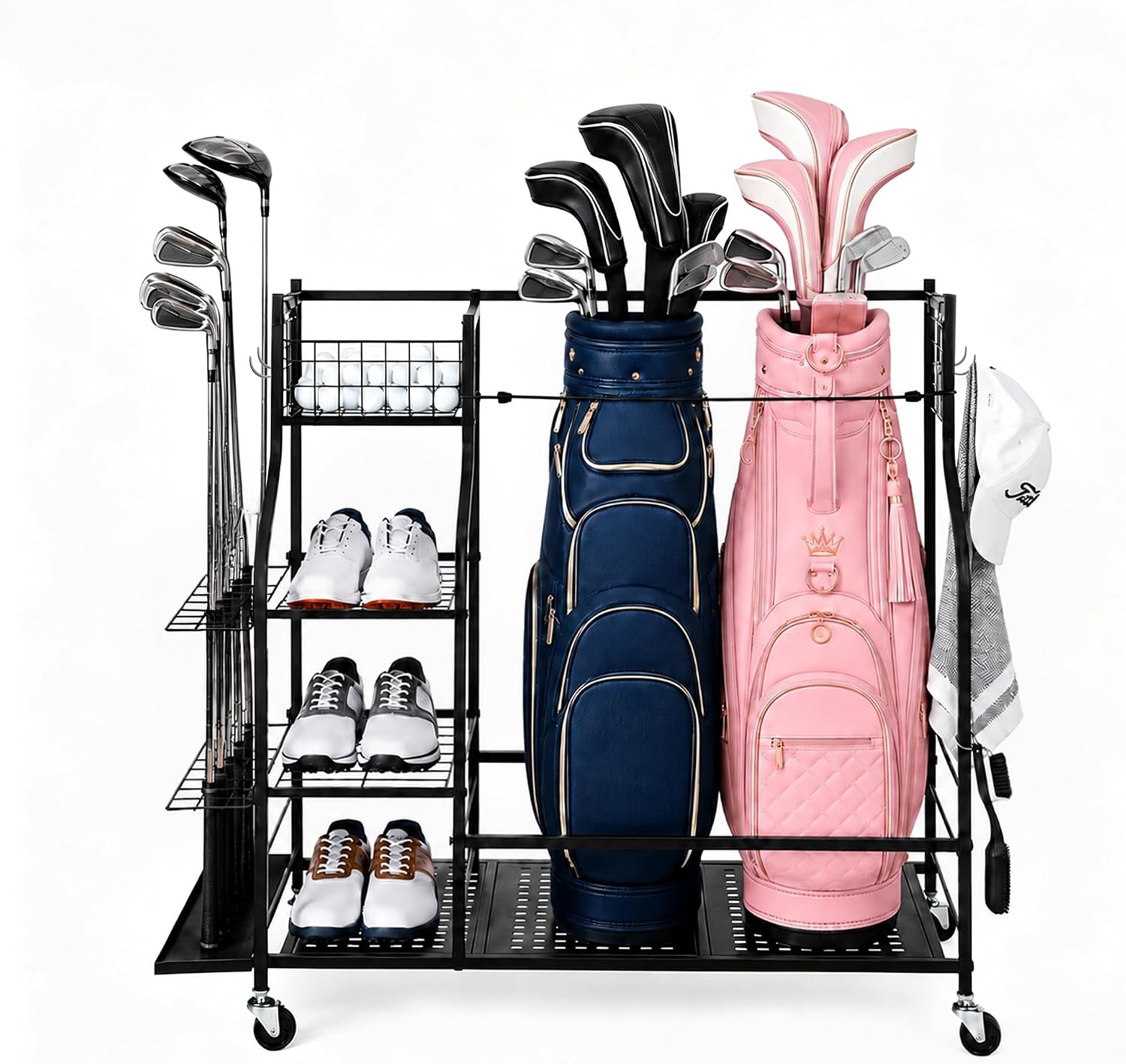 Wytrzymały stojak na torby gol – Sports Equipment Garage Storage recenzja i cena