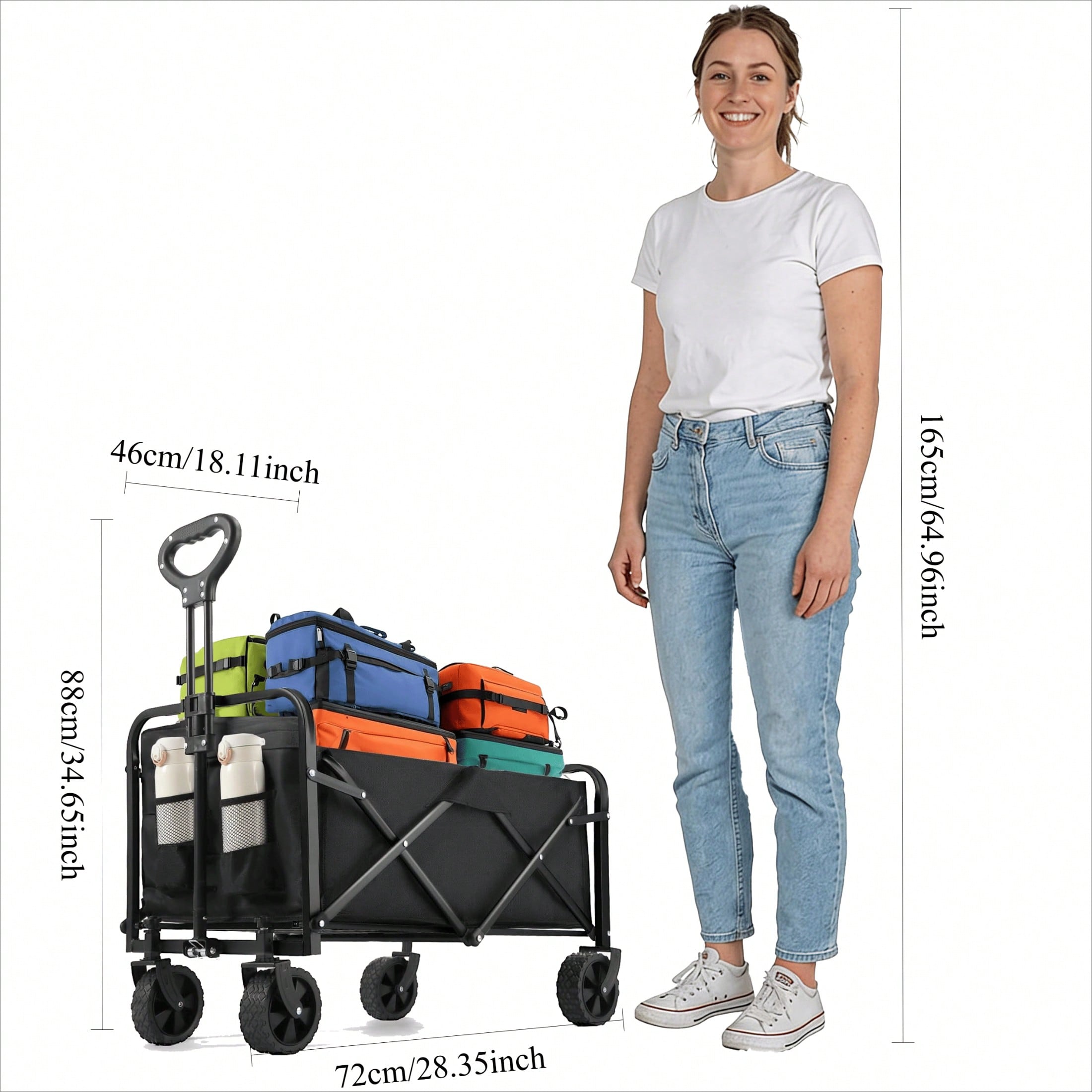 Wózek Kempingowy Terenowy, Wyt – Sports Equipment Wagon recenzja i cena