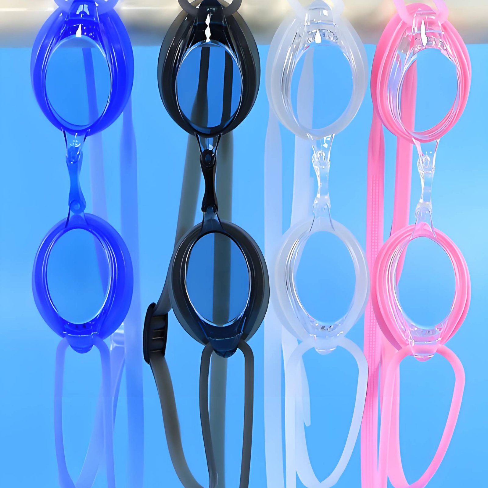 Duże okulary pływackie wyścigo – Swimming Goggles Anti Fog recenzja i cena