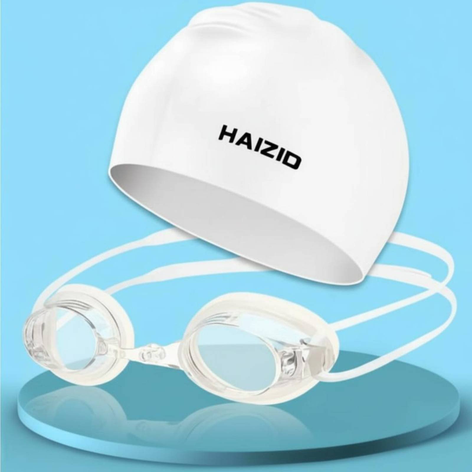 Duże okulary pływackie wyścigo – Swimming Goggles Anti Fog recenzja i cena