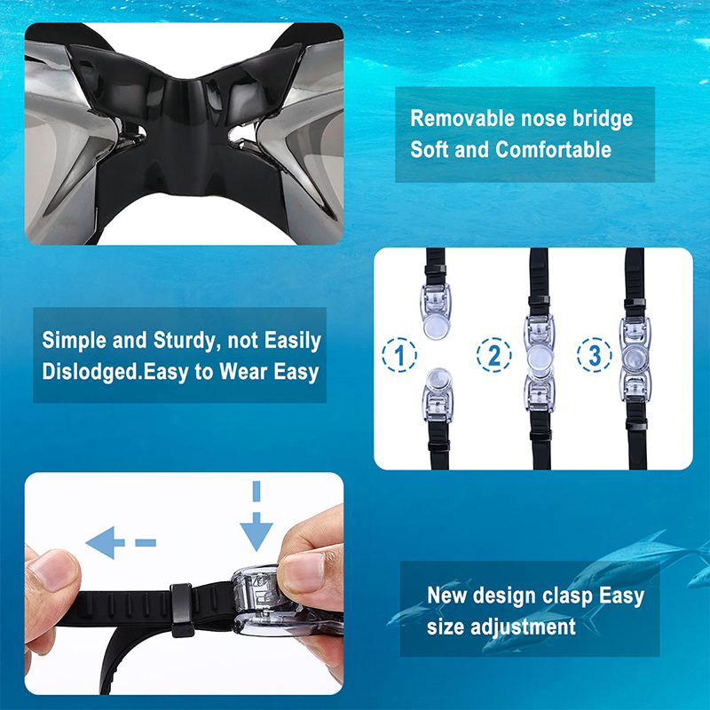 Gogle pływackie dla dorosłych  – Swimming Goggles Anti Fog recenzja i cena