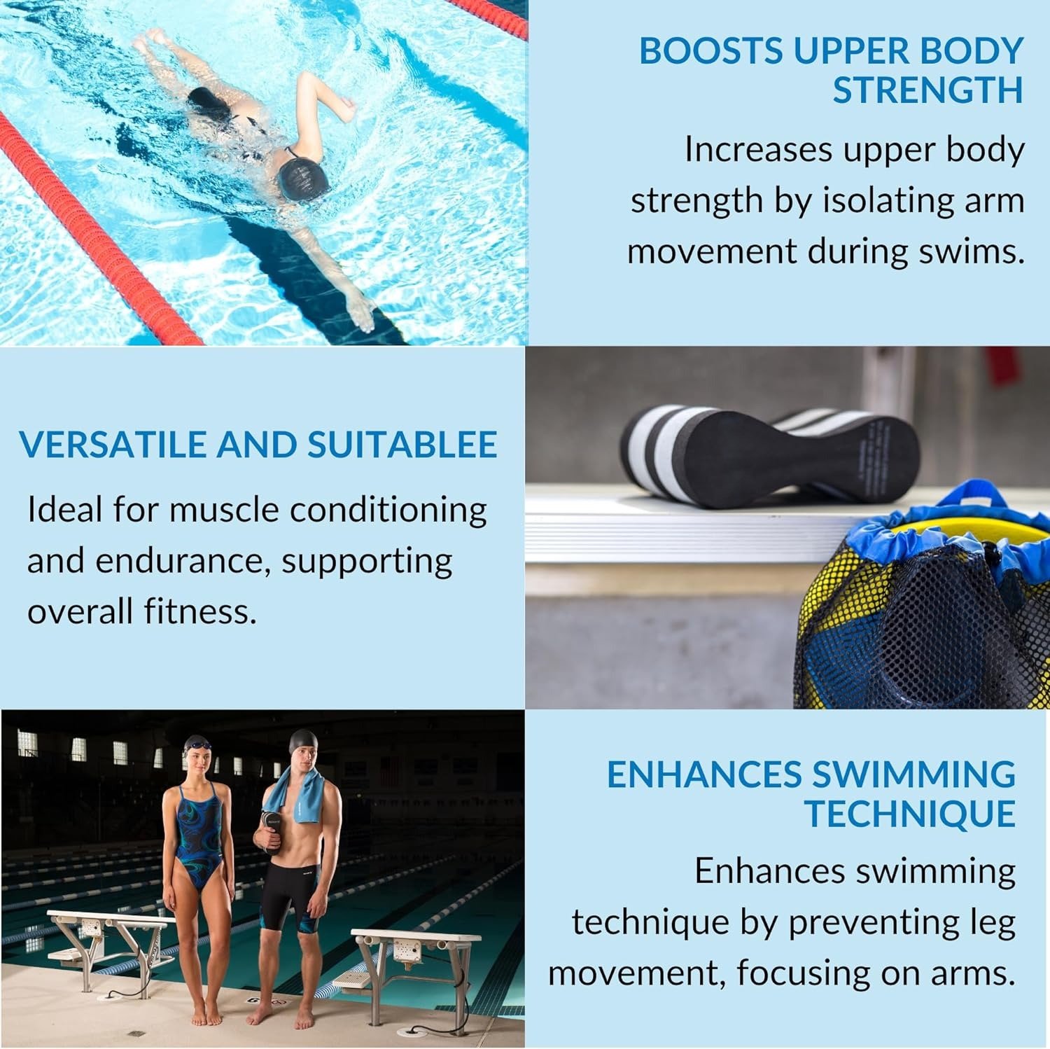 Pull Boja Float Siła ciała EVA – Pull Buoy Swimming recenzja i cena