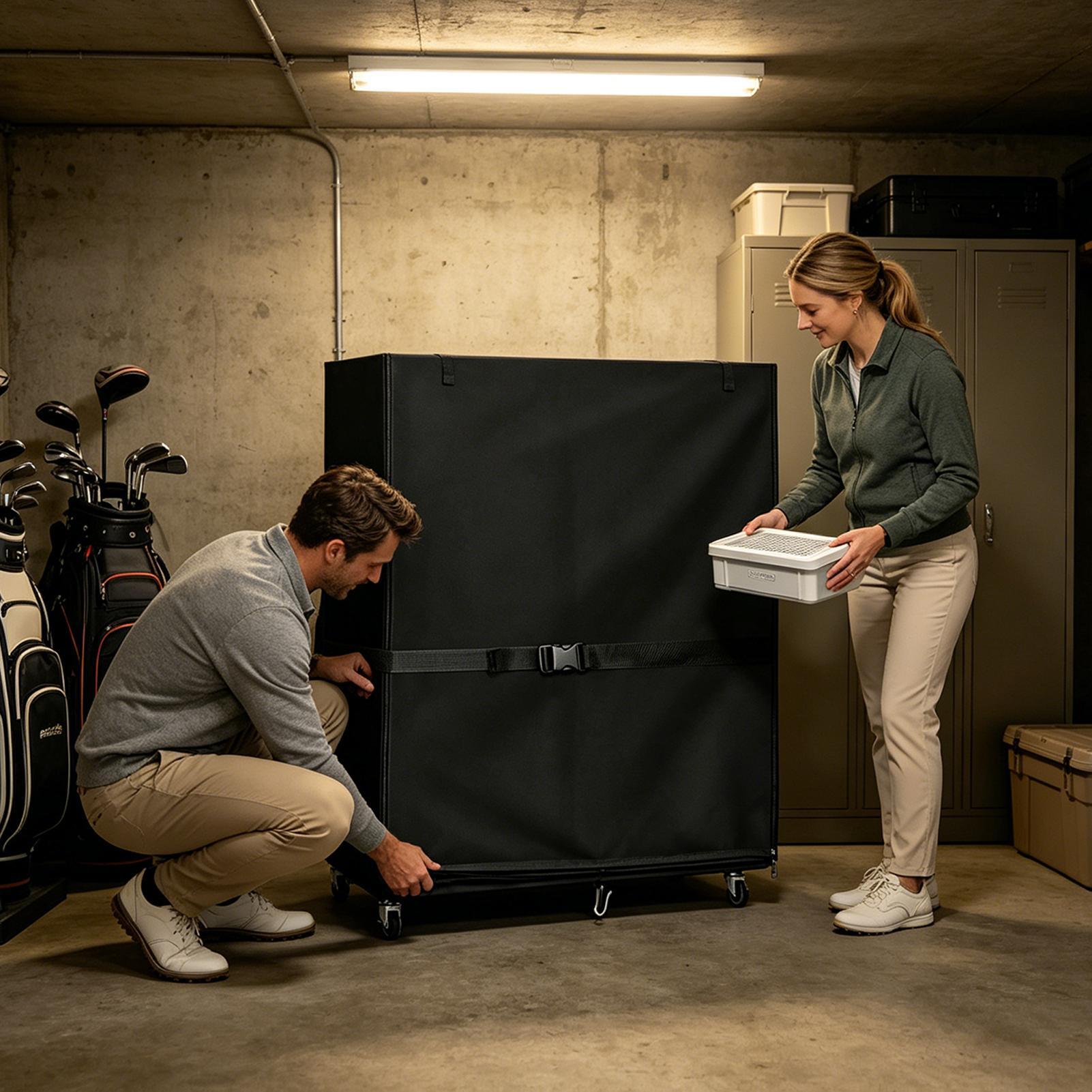 Pokrowiec na stojak na torby g – Sports Equipment Garage Storage recenzja i cena